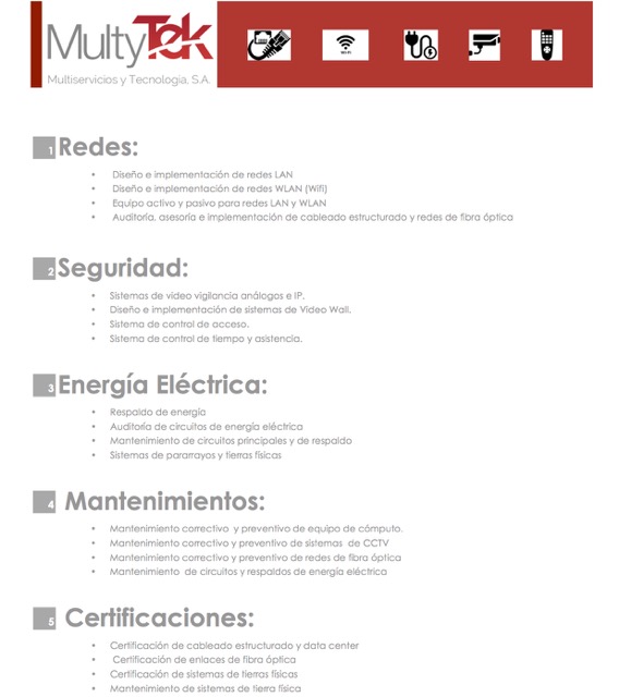 Servicios MTTK WEB